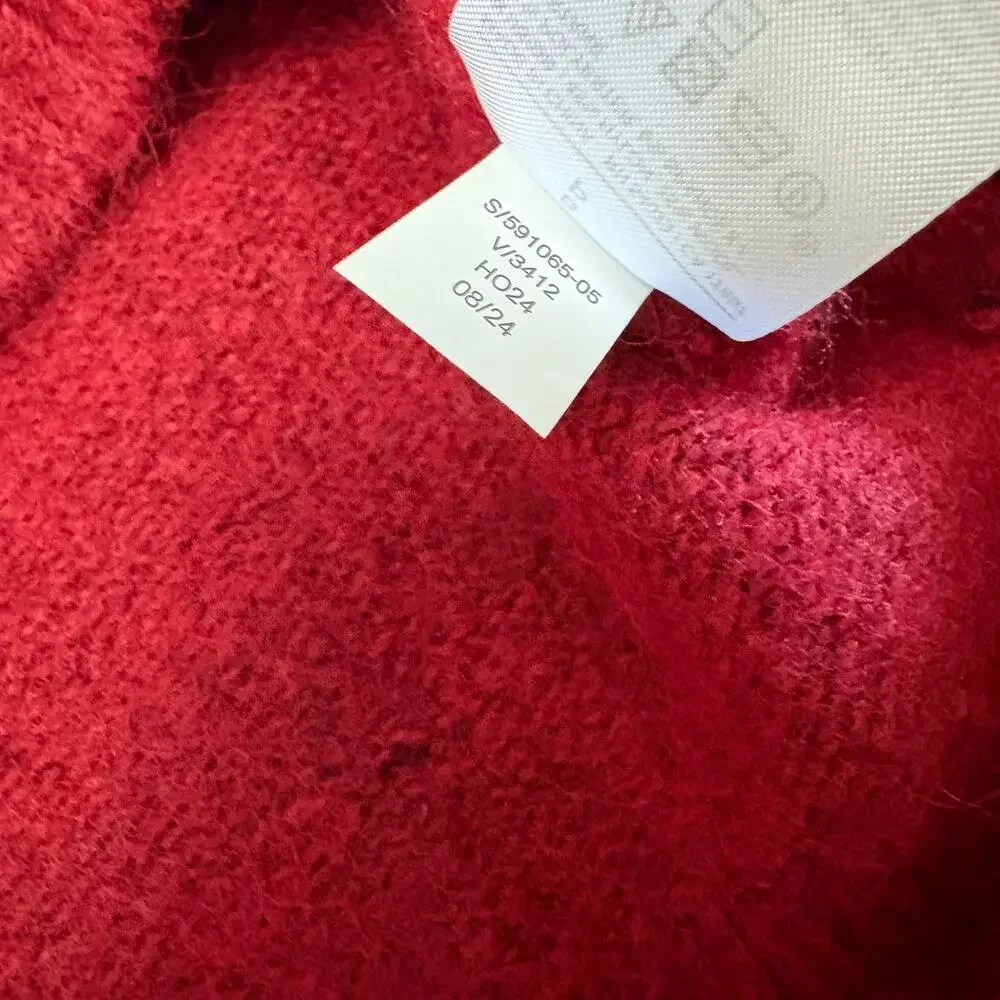 Banana Republic Wool Blend Maroon Sweater Women’s Size Small Minimalist Classic